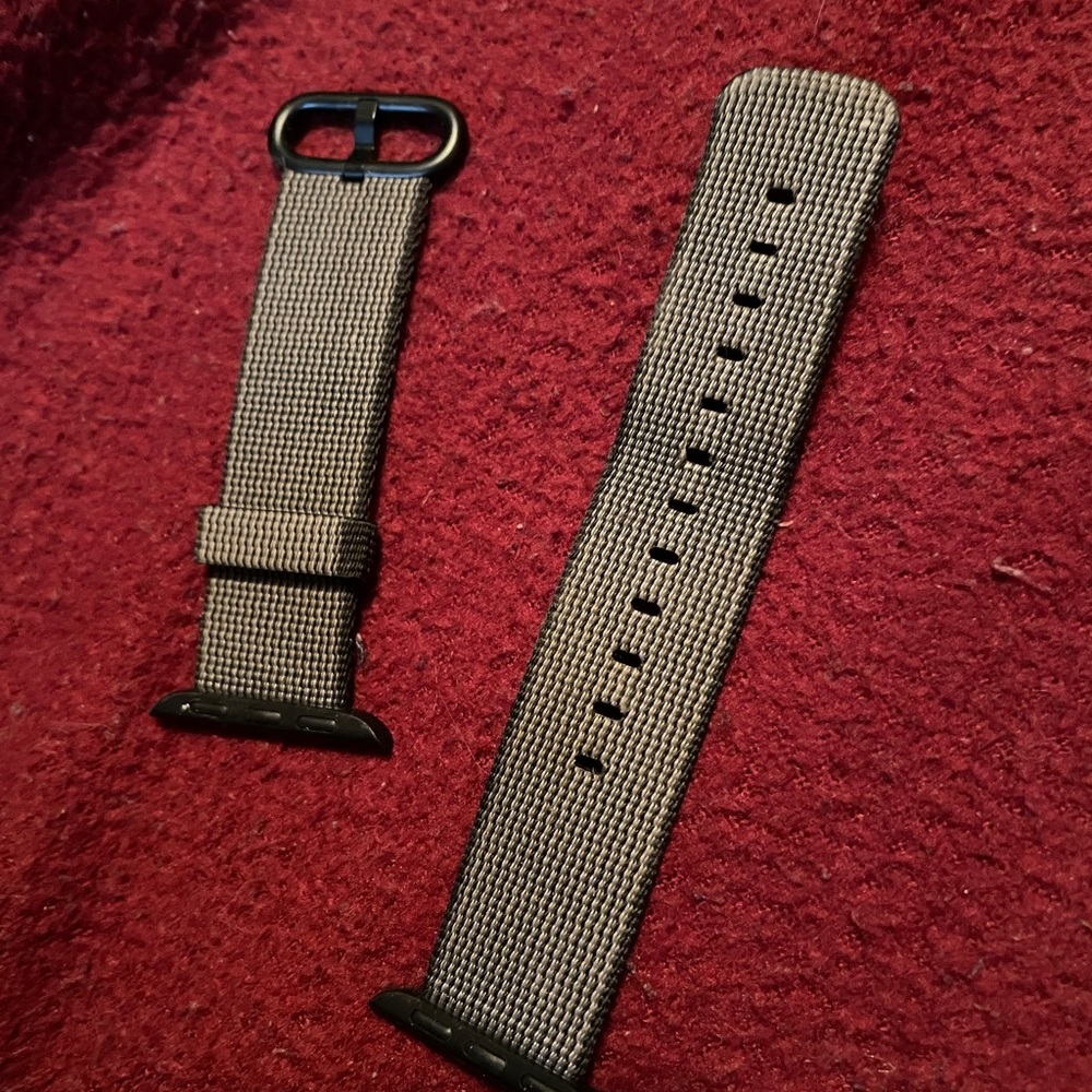 Fabric apple watch band